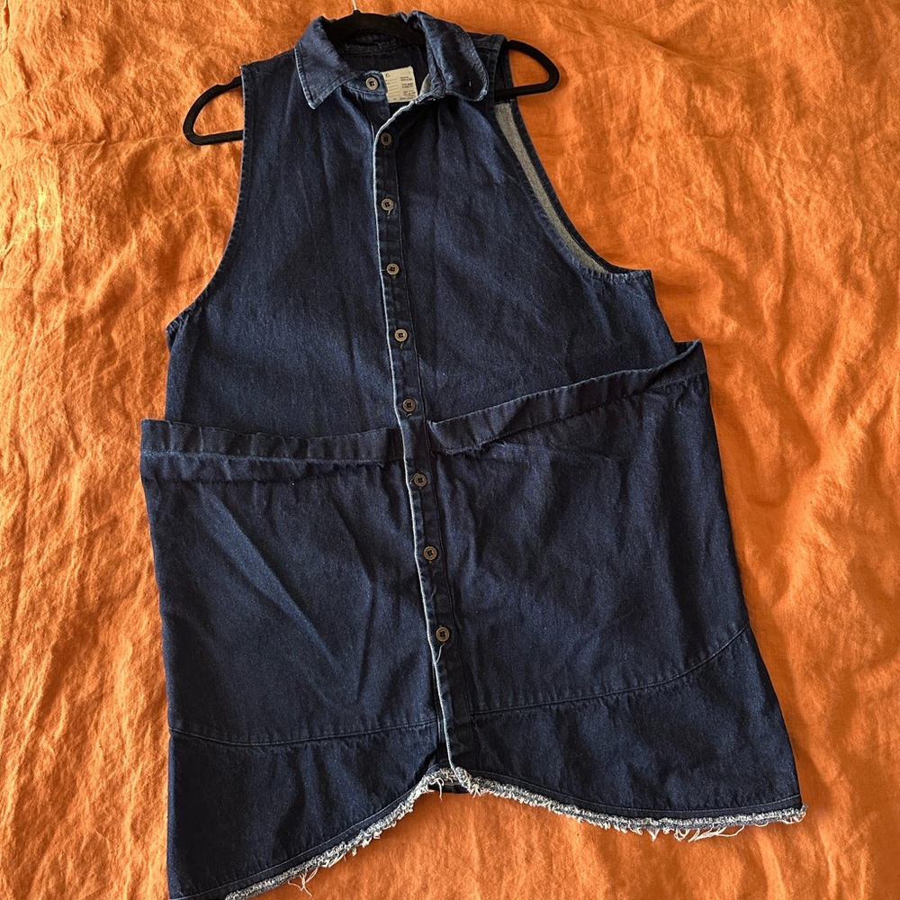 STATE The Label Dark Denim Smock